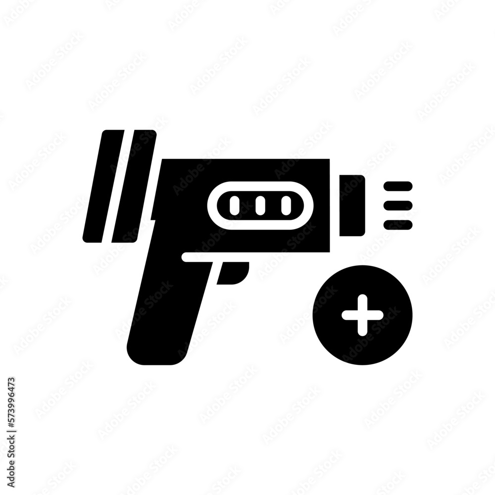 thermo gun icon for your website design, logo, app, UI. thermo gun icon for your website design, logo, app, UI.