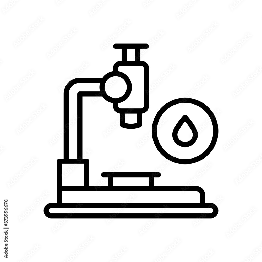microscope icon for your website design, logo, app, UI. microscope icon for your website design, logo, app, UI.