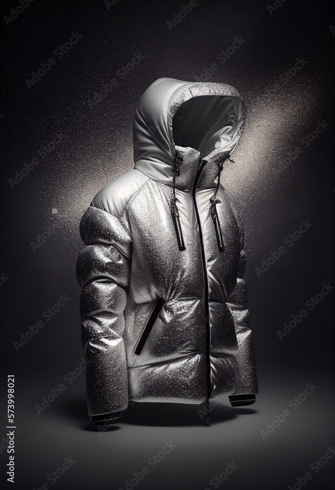 silver warm down winter jacket silver warm down winter jacket