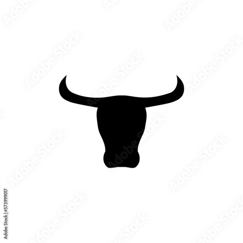 Bull icon Vectorial illustration islolated on white background