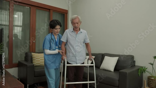 Rehabilitation and Mobility Training for Elderly in Nursing Home photo