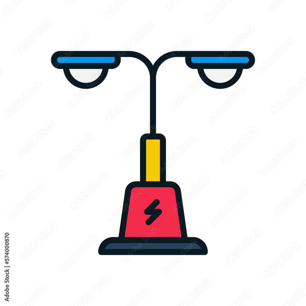 lamp street icon for your website design, logo, app, UI. lamp street icon for your website design, logo, app, UI.