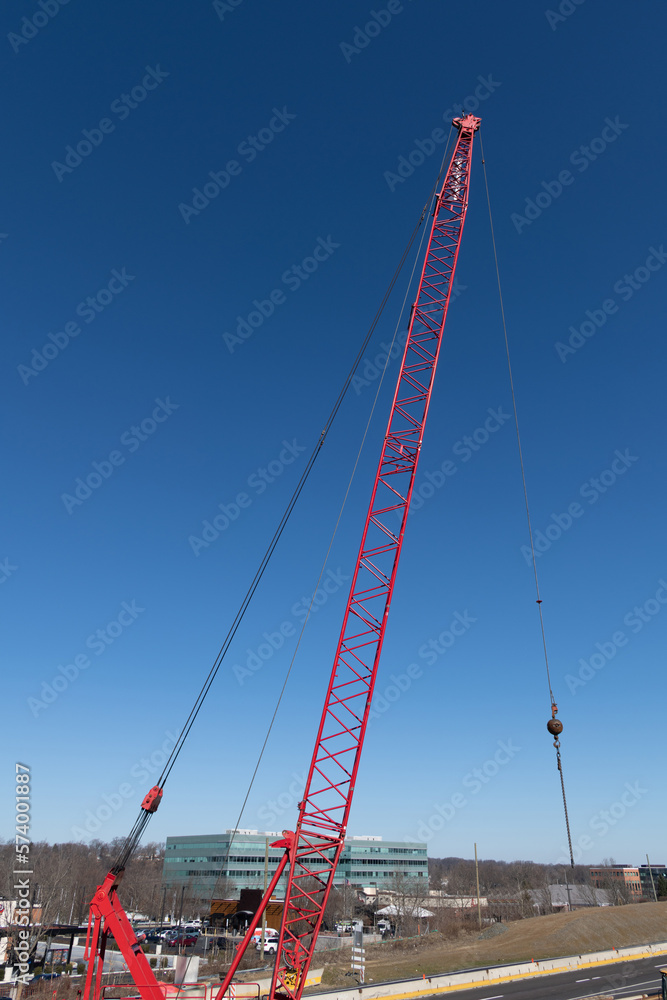 high construction craneon road construction high construction craneon road construction