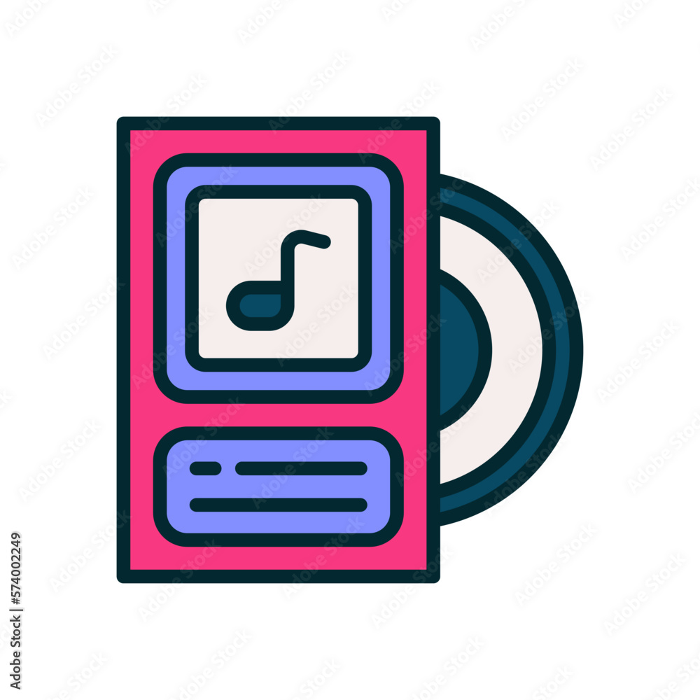 music album icon for your website, mobile, presentation, and logo design. music album icon for your website, mobile, presentation, and logo design.