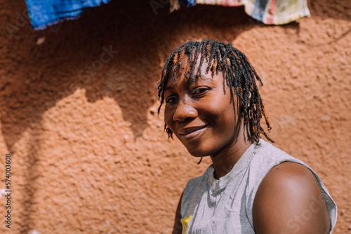 Фотография Portrait of a queer masculine black woman