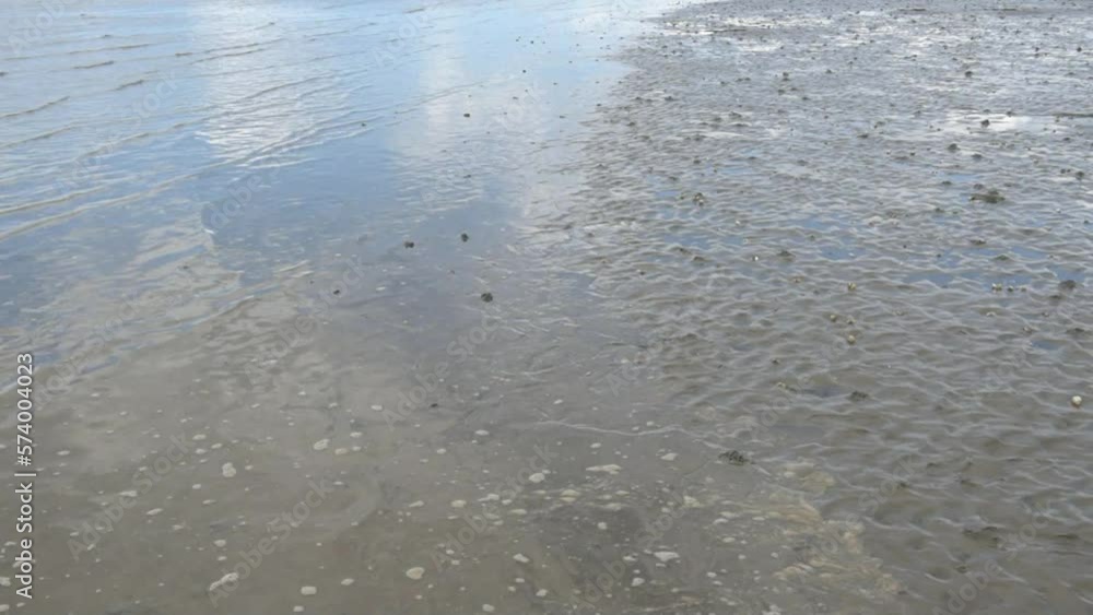 Die Flut kommt am Wattenmeer Die Flut kommt am Wattenmeer