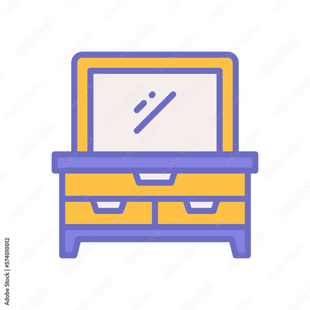 dresser icon for your website design, logo, app, UI. dresser icon for your website design, logo, app, UI.
