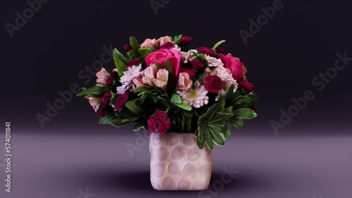 Wallpaper Mural A beautiful bouquet of flowers in a vase for March 8. International Women's Day Torontodigital.ca