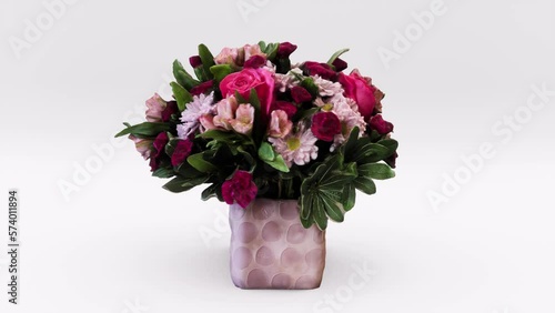 Wallpaper Mural A beautiful bouquet of flowers in a vase for March 8. International Women's Day Torontodigital.ca