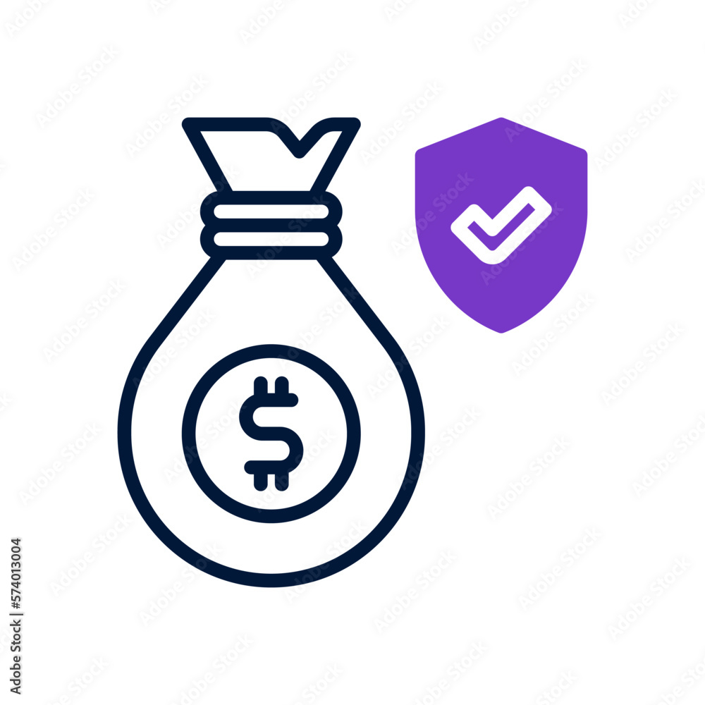 money insurance icon for your website, mobile, presentation, and logo design. money insurance icon for your website, mobile, presentation, and logo design.