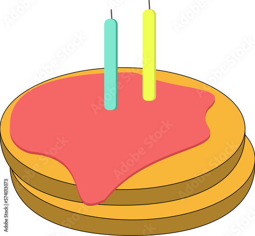 cake with candle