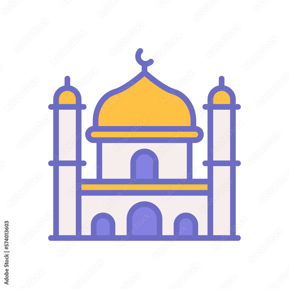 mosque icon for your website design, logo, app, UI. 