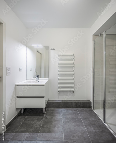 Mordern and luxury bathroom interior