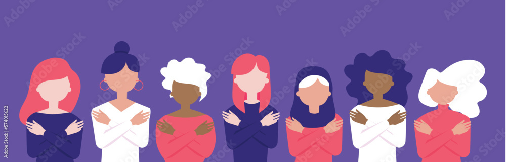 Women of different ethnicities, nationalities and cultures together. EmbraceEquity Women of different ethnicities, nationalities and cultures together. EmbraceEquity