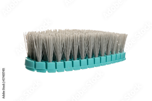 the cleaning brush is isolated on a white background