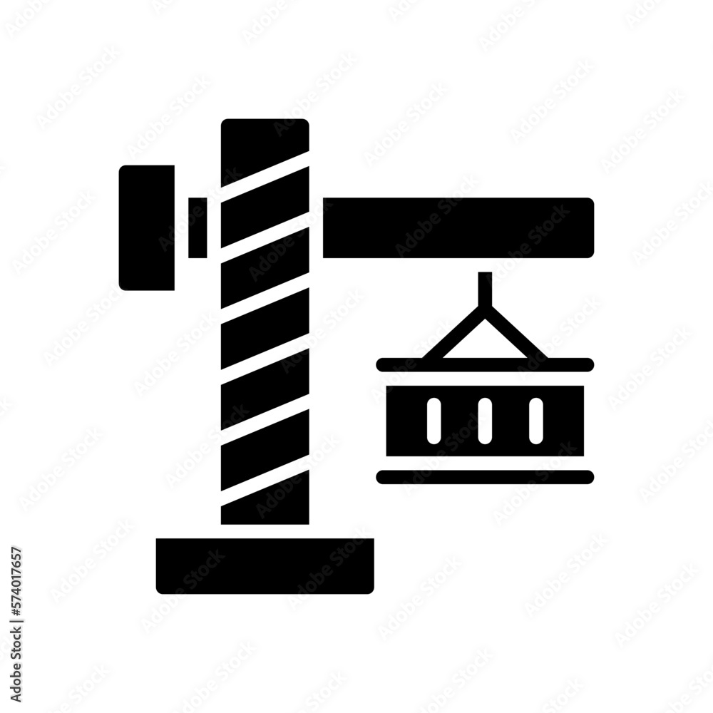 crane icon for your website design, logo, app, UI. crane icon for your website design, logo, app, UI.