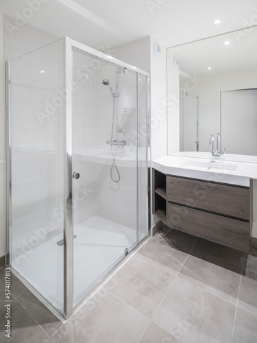 Mordern and luxury bathroom interior