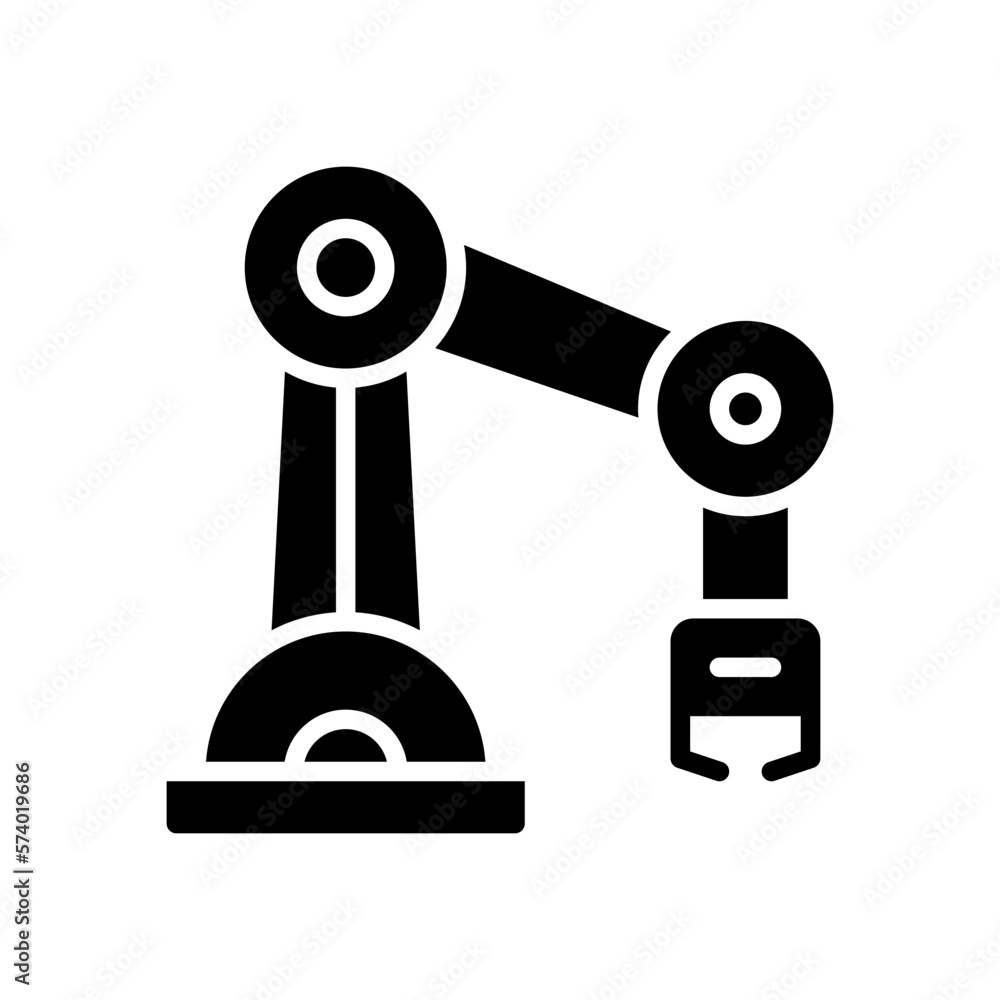 robot arm icon for your website design, logo, app, UI. robot arm icon for your website design, logo, app, UI.