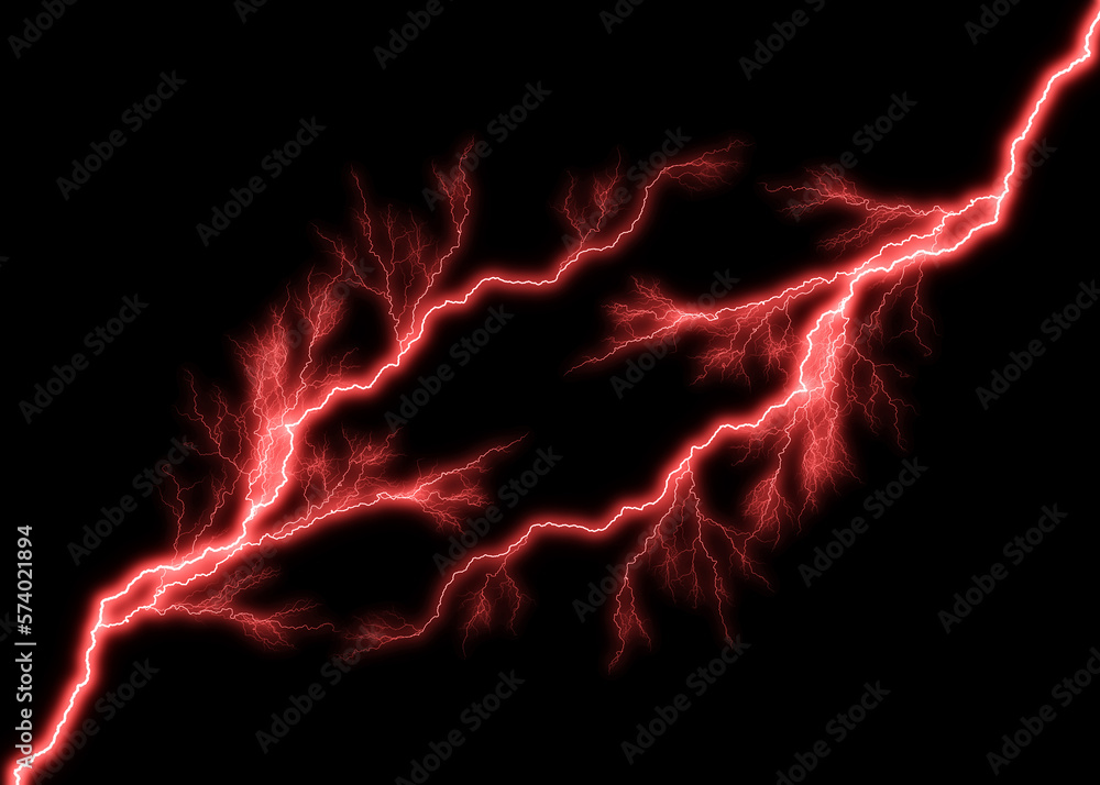 Fototapeta premium Beautiful Lighting Effect thunder lighting 
