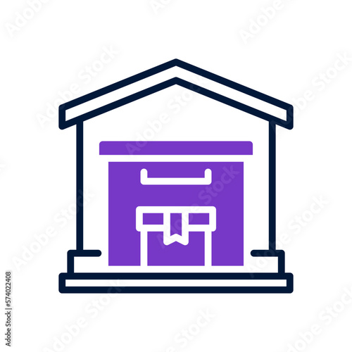 warehouse icon for your website design, logo, app, UI. 