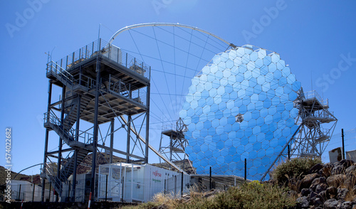 MAGIC Telescope in Canary Island, La Palma. photo