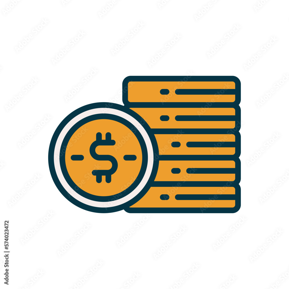coin icon for your website, mobile, presentation, and logo design. coin icon for your website, mobile, presentation, and logo design.