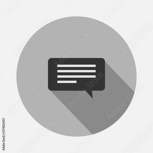 Color image of notification. Vector illustration