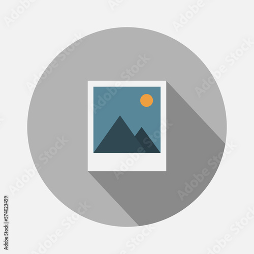 Color image of a picture. Vector illustration
