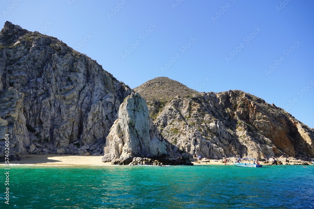Lands End Beach  and Rock forations in Cabo San Lucas, Mexico