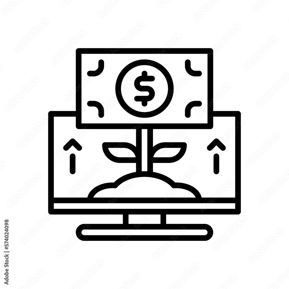 growth flow icon for your website, mobile, presentation, and logo design. growth flow icon for your website, mobile, presentation, and logo design.