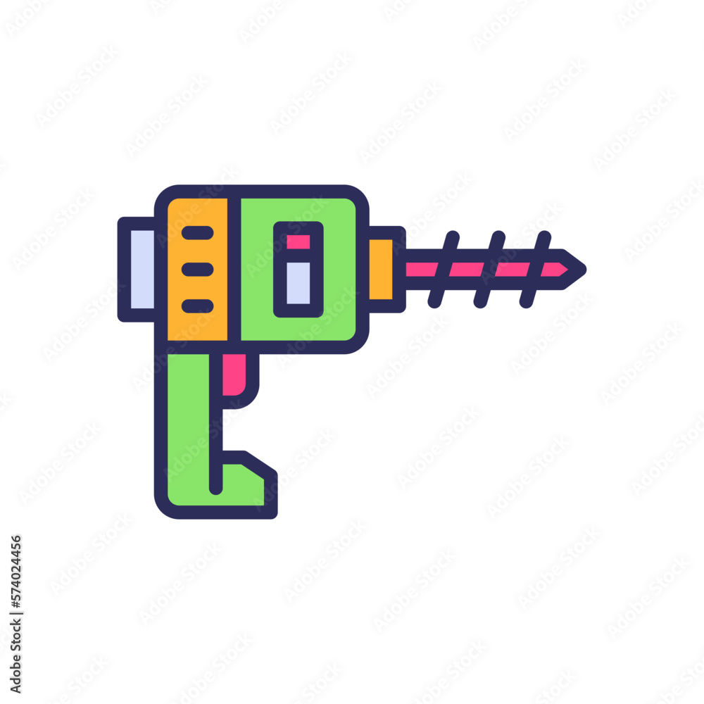 Obraz premium drill icon for your website, mobile, presentation, and logo design.
