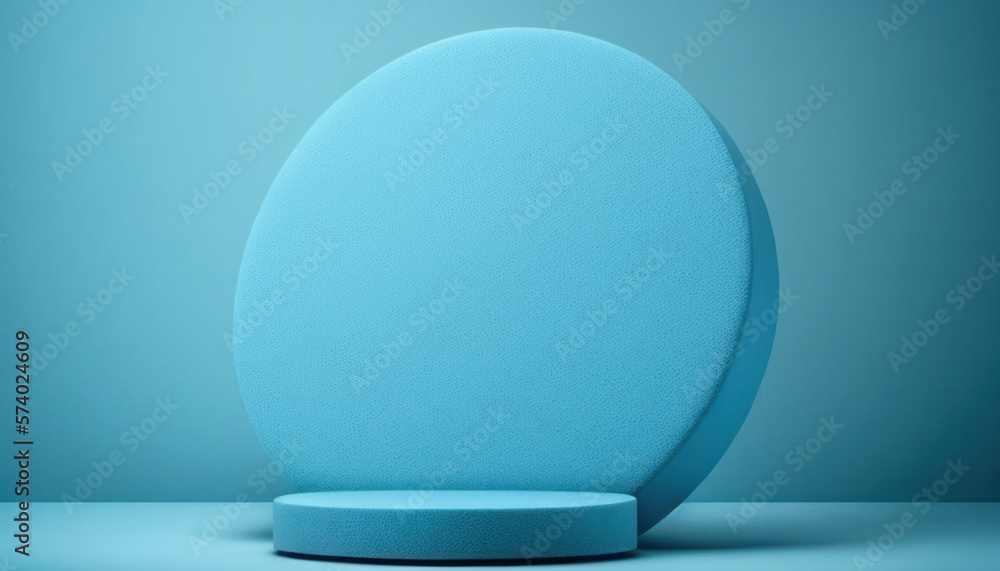 Podium rond blue moderne, plate-forme de scène, marche sur fond 3D avec présentation de produits, scène de studio ou piédestal vide, cylindre géométrique et vide minimal, stand de cosmétique Podium rond blue moderne, plate-forme de scène, marche sur fond 3D avec présentation de produits, scène de studio ou piédestal vide, cylindre géométrique et vide minimal, stand de cosmétique