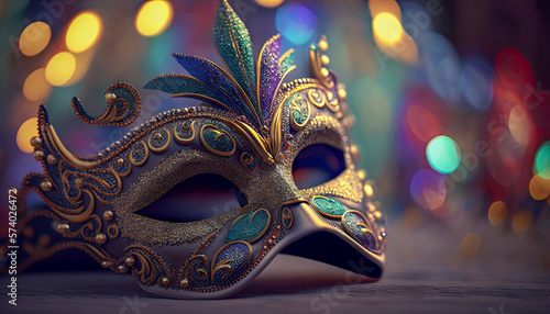 colorful carnival mask © natalikp