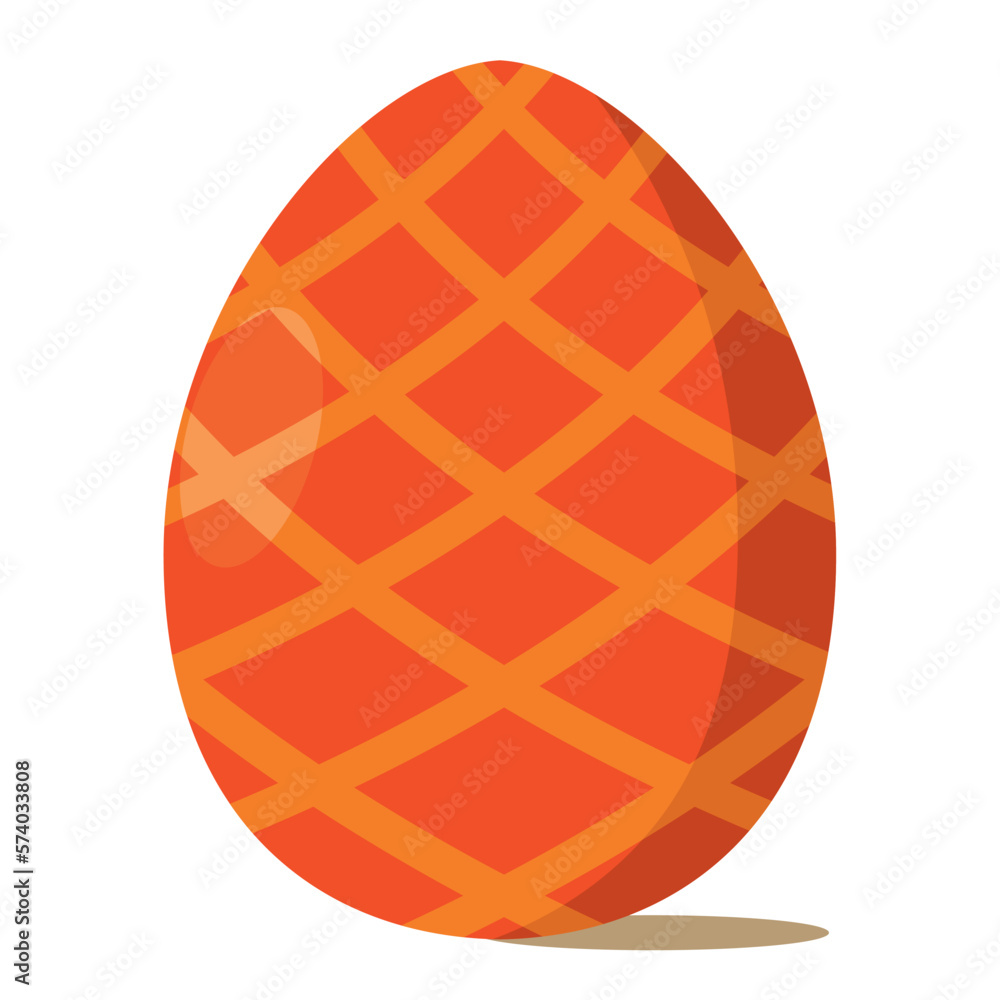 Isolated colored easter egg icon Vector