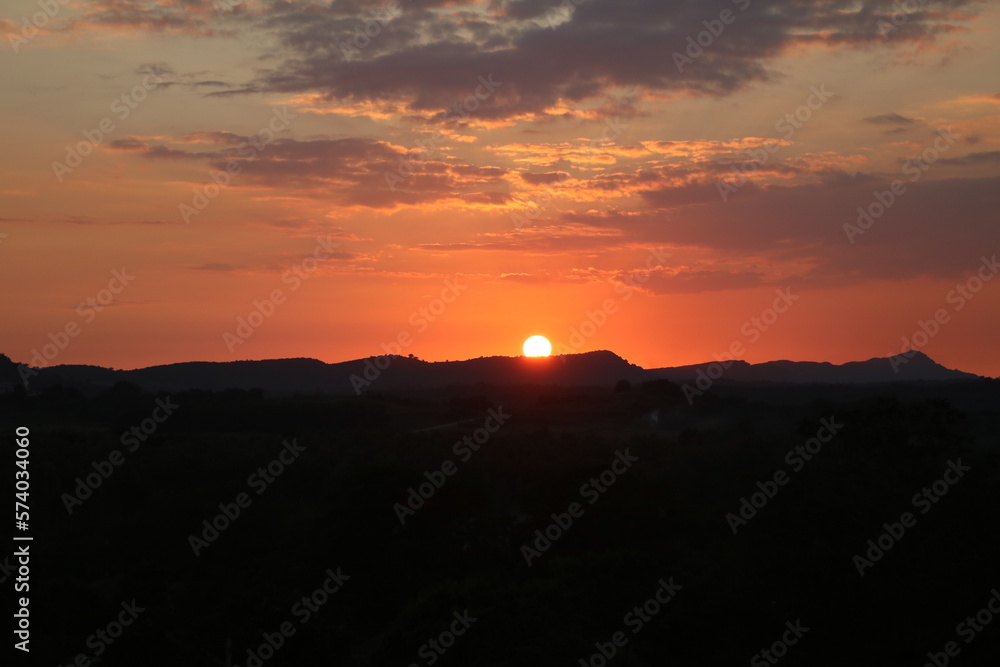 Sunset at Valle de los Ingenios, Cuba Caribbean Sunset at Valle de los Ingenios, Cuba Caribbean
