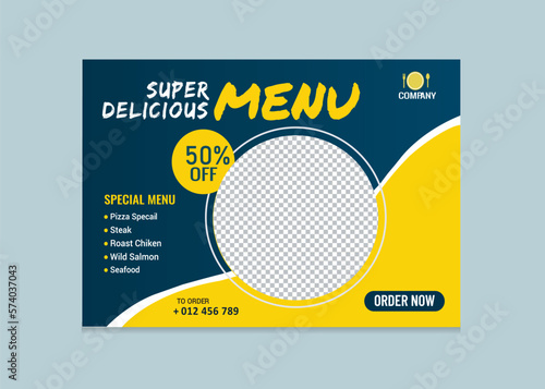 Food Menu Banner Design