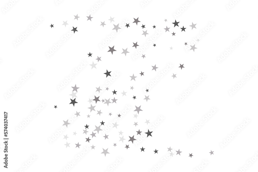 Star confetti. Silver casual confetti background. Bright design pattern. Star confetti. Silver casual confetti background. Bright design pattern.