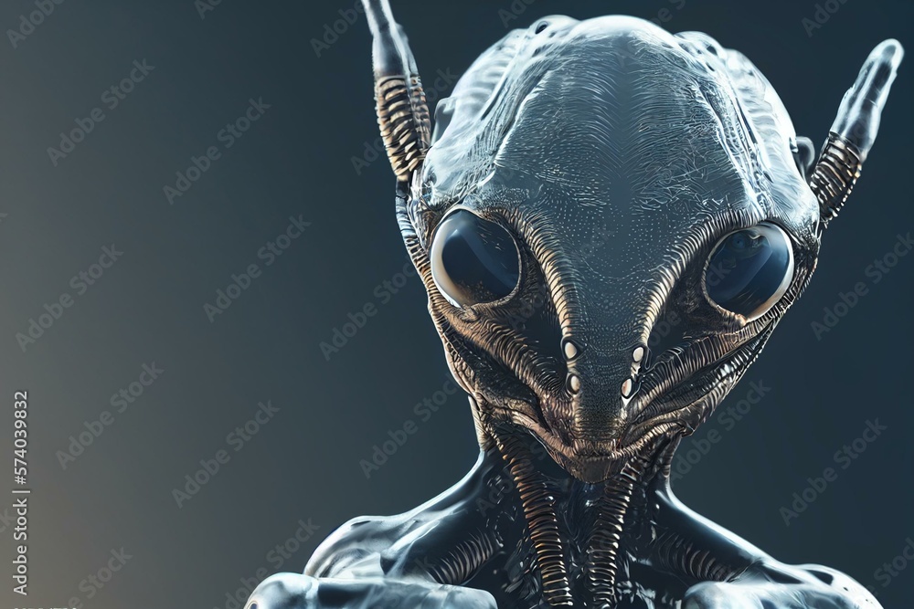 alien on a transparent background for decorating projects. AI ...