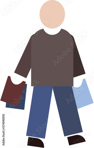 illustration of a shirt and jeans
