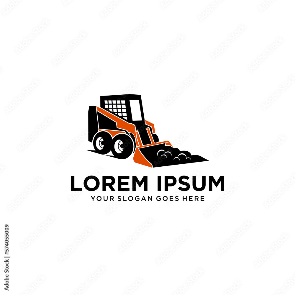 Excavator Logo design Vector Excavator Logo design Vector