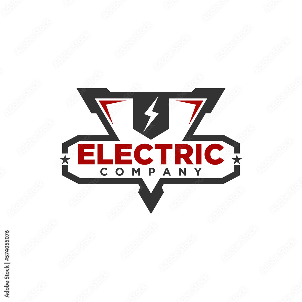 Flash Electric Company Logo Design Vector Flash Electric Company Logo Design Vector