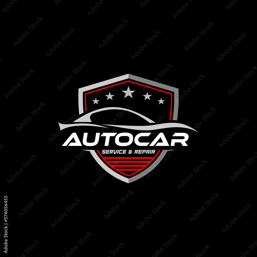 Auto Car Service And Repair Logo Design
