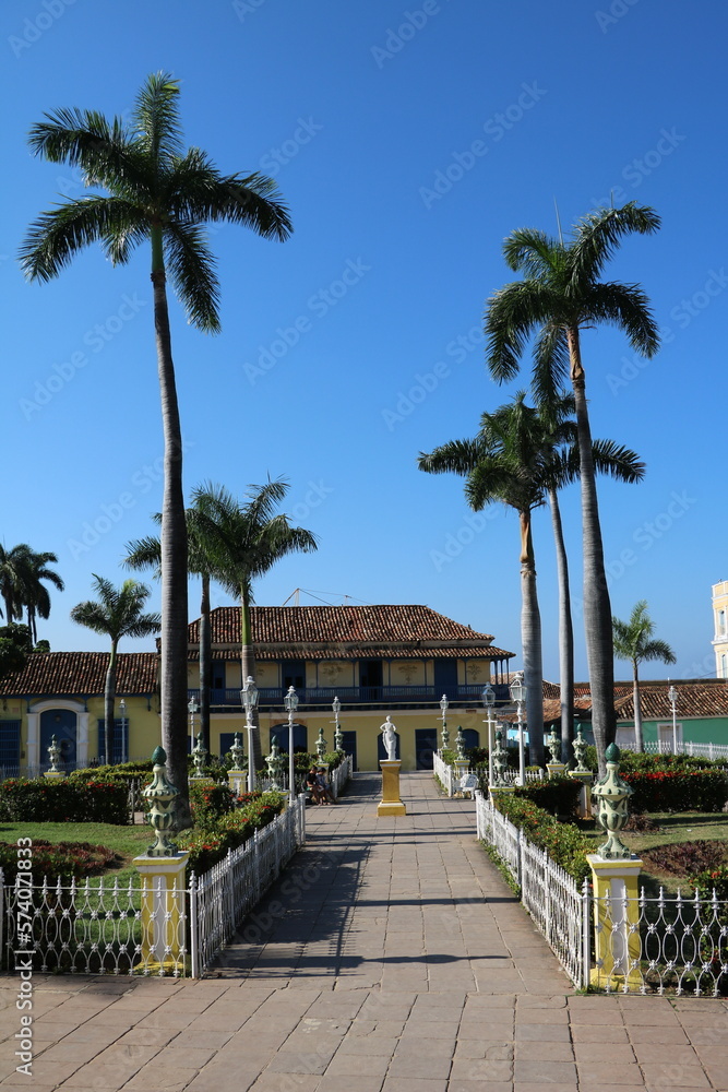 Plaza Mayor in Trinidad, Cuba Caribbean