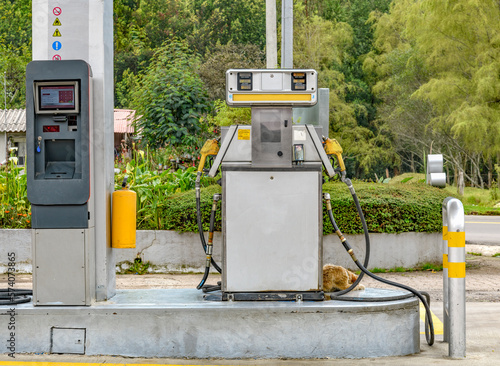 Gas Station in colombia