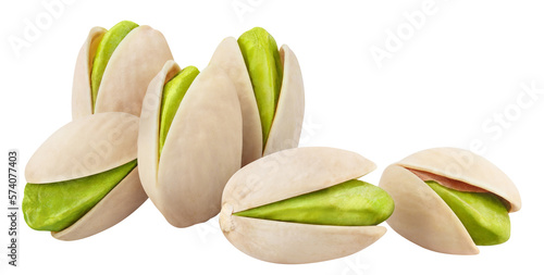 Obraz na płótnie Delicious pistachios cut out
