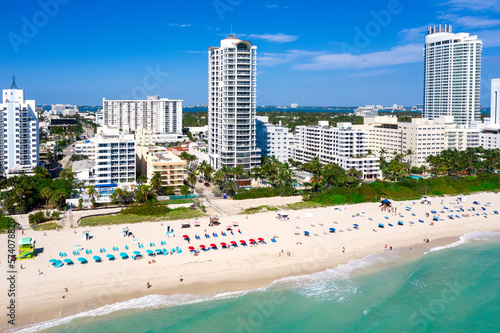 Aerial View of the Beach,.Miami Beach,Florida , USA © Earth Pixel LLC.