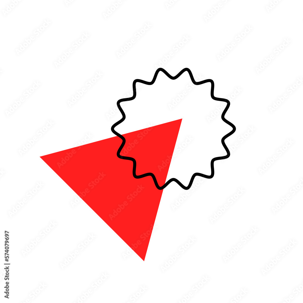 Geometric Memphis Abstract Shape Ornament Geometric Memphis Abstract Shape Ornament