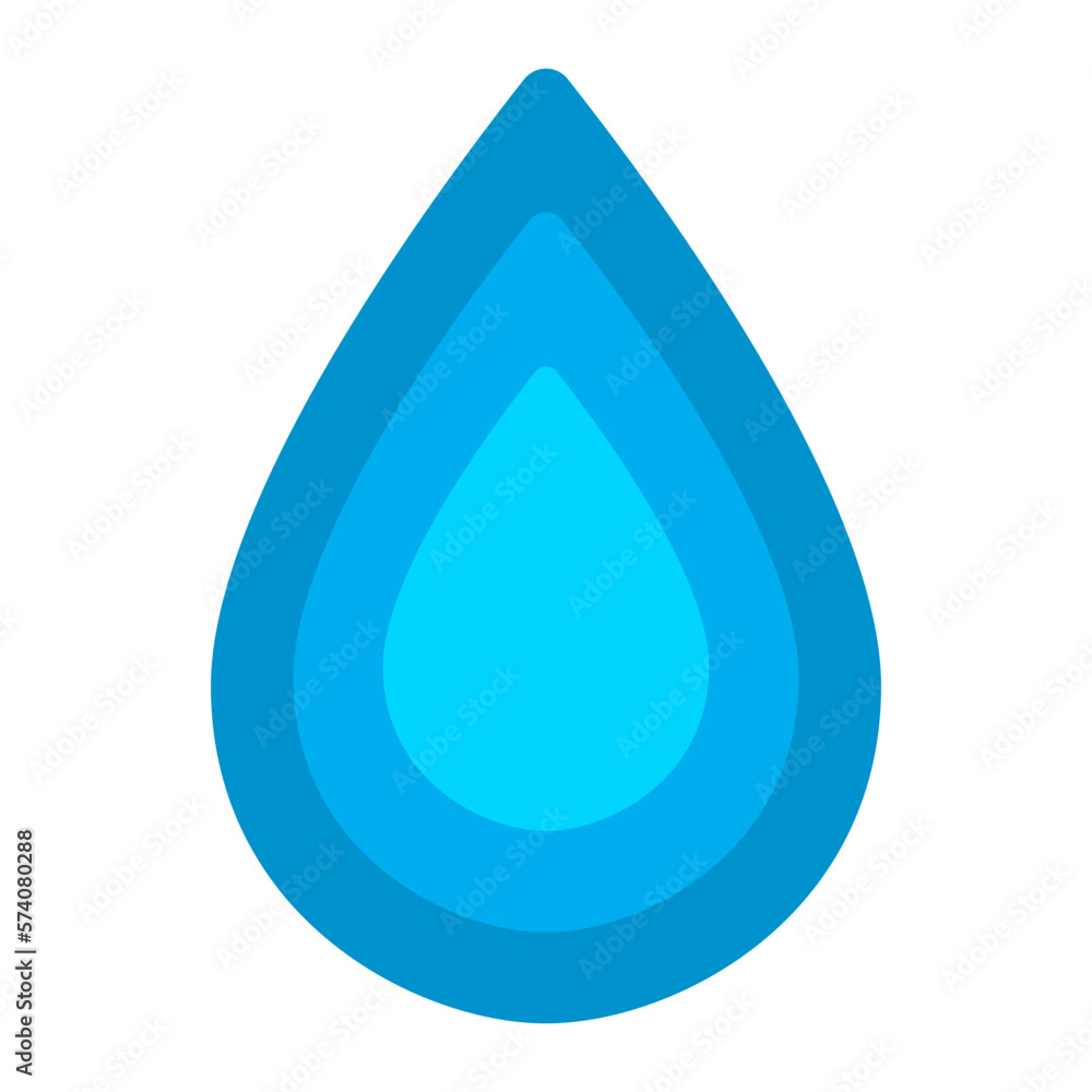Water Logo Droplet Shape Vector Design Water Logo Droplet Shape Vector Design