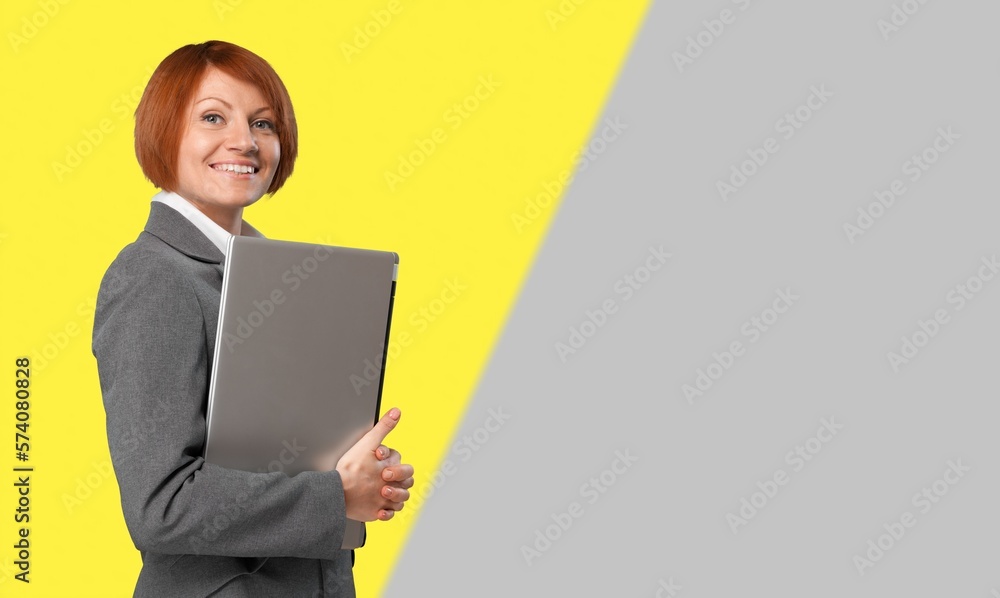 Business concept. Young office manager worker Business concept. Young office manager worker
