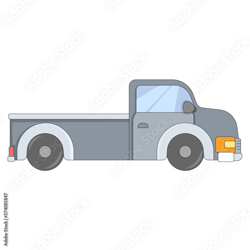 gray classic pickup truck image